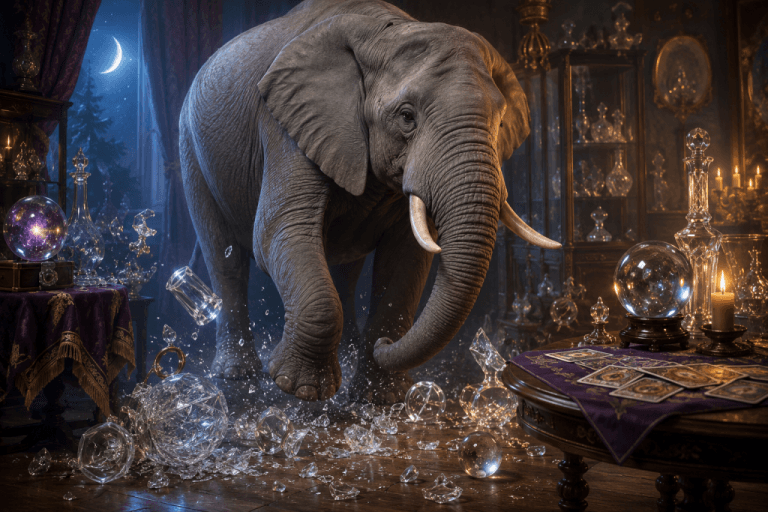 Immagine copertina articolo Entrare In Cartomanzia Come Un Elefante In Cristalleria Immagine copertina articolo Entrare In Cartomanzia Come Un Elefante In Cristalleria