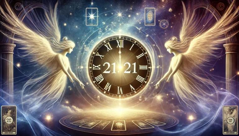 Immagine copertina articolo Significato dell'ora doppia 21:21 – Il messaggio degli angeli e la saggezza dei tarocchi Immagine copertina articolo Significato dell'ora doppia 21:21 – Il messaggio degli angeli e la saggezza dei tarocchi