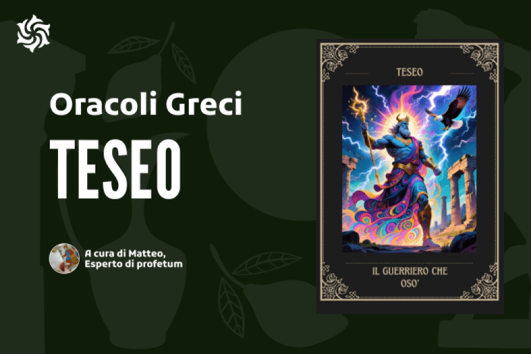 Immagine copertina articolo Il mio Oracolo personale - TESEO Immagine copertina articolo Il mio Oracolo personale - TESEO