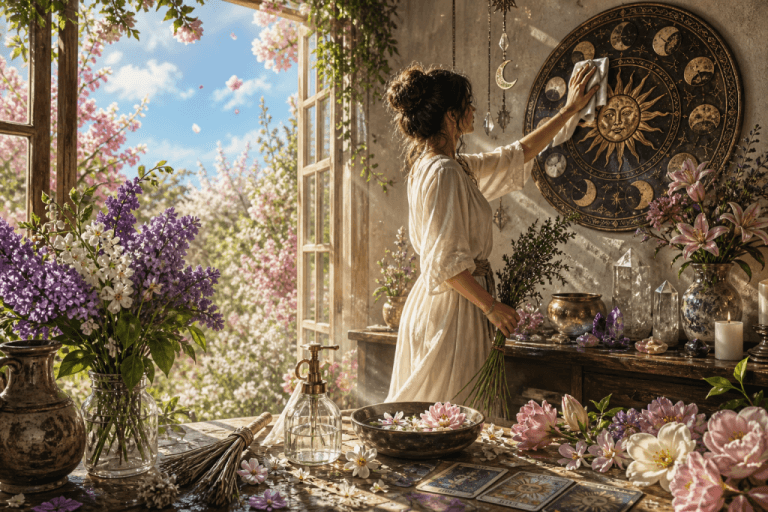 Immagine copertina articolo Maggio e i fiori di Casa Dio: pulizie di primavera energetiche Immagine copertina articolo Maggio e i fiori di Casa Dio: pulizie di primavera energetiche