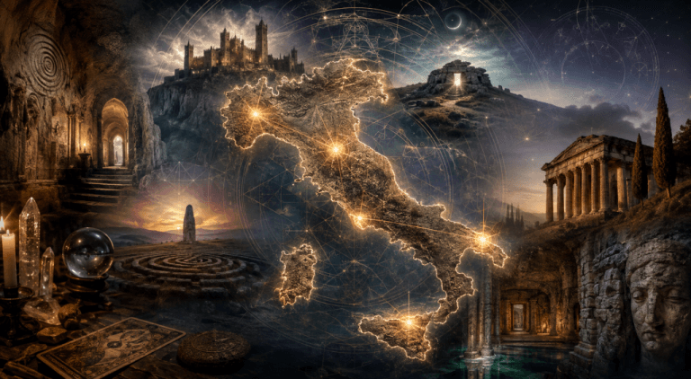 Immagine copertina articolo In viaggio per l'Italia: i 5 luoghi più misteriosi ed esoterici d'Italia, una mappa tra mito e trasmutazione Immagine copertina articolo In viaggio per l'Italia: i 5 luoghi più misteriosi ed esoterici d'Italia, una mappa tra mito e trasmutazione