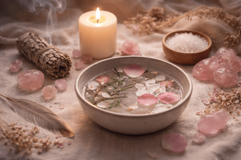 Immagine copertina articolo Pratiche semplici di purificazione per attrarre amore e stabilità Immagine copertina articolo Pratiche semplici di purificazione per attrarre amore e stabilità