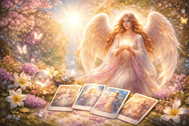 Immagine copertina articolo Tarocchi degli Angeli e Equinozio di Primavera: Guida alle Energie Celesti Immagine copertina articolo Tarocchi degli Angeli e Equinozio di Primavera: Guida alle Energie Celesti