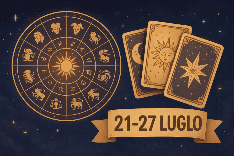 Immagine copertina articolo Oroscopo della settimana - dal 21 al 27 luglio Immagine copertina articolo Oroscopo della settimana - dal 21 al 27 luglio