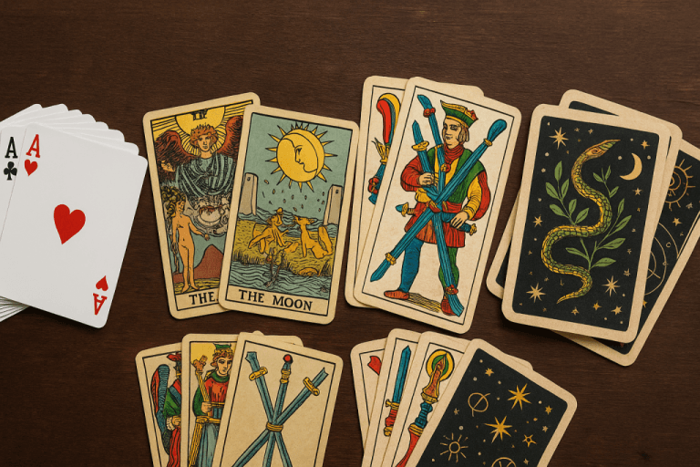 Immagine copertina articolo Tipologie di mazzi di carte nella cartomanzia Immagine copertina articolo Tipologie di mazzi di carte nella cartomanzia