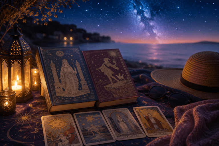 Immagine copertina articolo Letture sotto le Stelle: due romanzi ispirati ai Tarocchi per l’estate Immagine copertina articolo Letture sotto le Stelle: due romanzi ispirati ai Tarocchi per l’estate