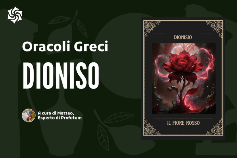 Immagine copertina articolo Il mio Oracolo personale - DIONISO Immagine copertina articolo Il mio Oracolo personale - DIONISO