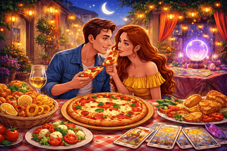 Immagine copertina articolo I “Veri Amori": A Spasso Fra Pizze, Fritto Misto E Tarocchi Astrologici Immagine copertina articolo I “Veri Amori": A Spasso Fra Pizze, Fritto Misto E Tarocchi Astrologici
