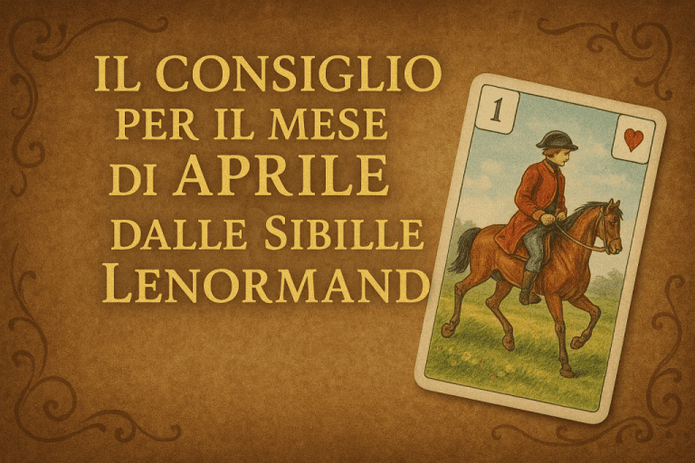 Immagine copertina articolo Il consiglio per il mese di aprile dalle Sibille Lenormand Immagine copertina articolo Il consiglio per il mese di aprile dalle Sibille Lenormand