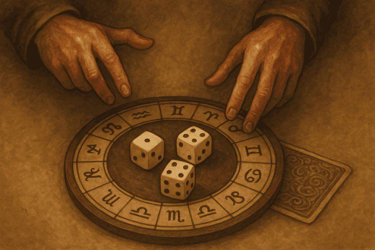 Immagine copertina articolo Astragalomanzia - l’arte della divinazione con i dadi Immagine copertina articolo Astragalomanzia - l’arte della divinazione con i dadi